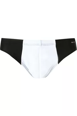 AMIR SLAMA Men Swim Shorts - Bicolor trunks - Black