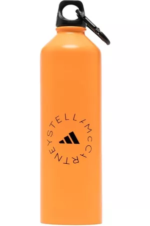 adidas Women Sports Equipment - Logo-print water bottle - Orange