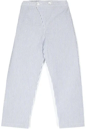SIOLA Striped straight-leg trousers