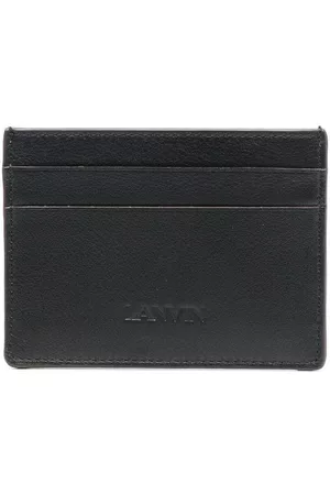 Lanvin Men Wallets - Debossed-logo cardholder - Black