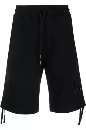 C.P. Company Men Bermudas - Logo-plaque track shorts - Black