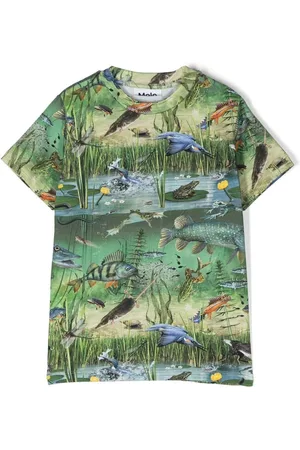Molo Graphic-print organic cotton T-shirt