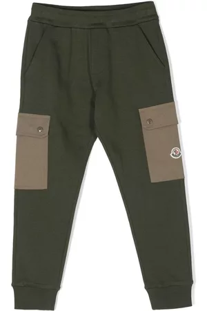 Moncler Two-tone casual trousers - Green