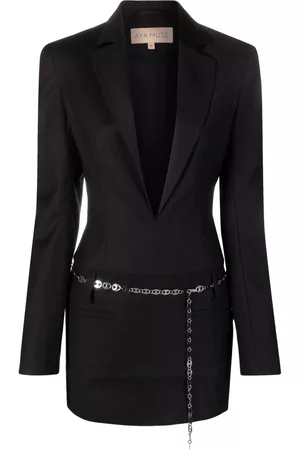 AYA MUSE Women Mini Dresses - Zonatu blazer minidress - Black