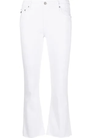 AG Jeans Mid-rise cropped denim jeans
