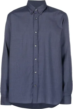 Woolrich Fine-check virgin wool shirt