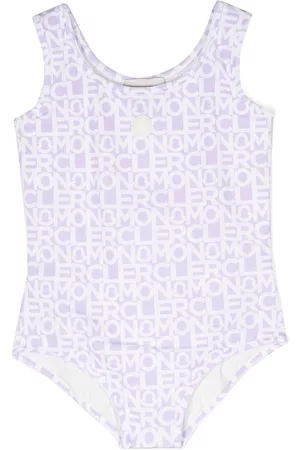 Moncler Logo-print swimsuit - Purple