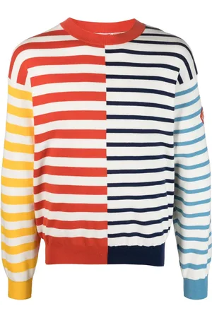 Kenzo Logo-print striped sweatshirt