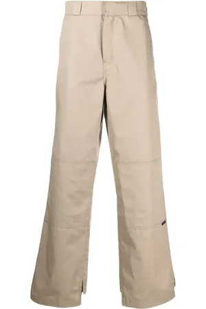 Palm Angels Reversed waistband chino trousers