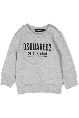 Dsquared2 Sweatshirts - Logo-print sweatshirt - Grey