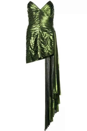 Retrofete Daniele pleated dress - Green