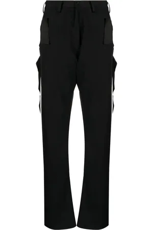 Sulvam Straight-leg wool trousers