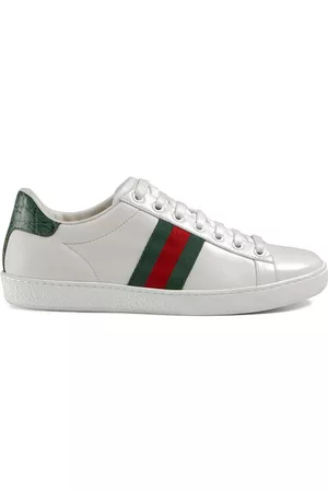 Gucci White Ace leather sneakers