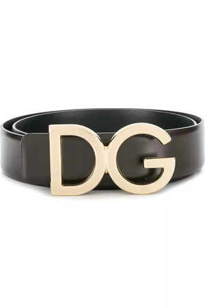 Dolce & Gabbana Men Belts - DG buckle belt - Brown