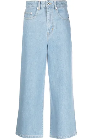 Kenzo Sumire cropped wide-leg jeans