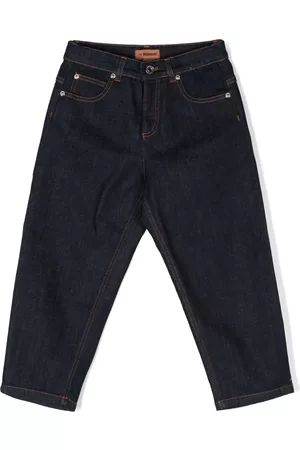 Missoni Straight Jeans - Contrast-stitching straight-leg jeans - Blue