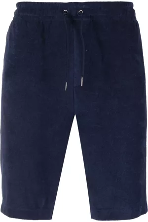Ralph Lauren Men Sports Shorts - Terry drawstring-waist shorts - Blue