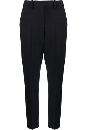 Paule Ka High-waisted slim-fit trousers