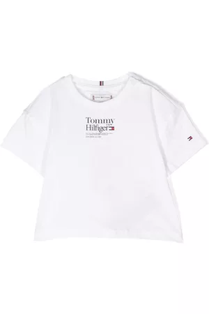 Tommy Hilfiger Logo-print short-sleeve T-shirt - White