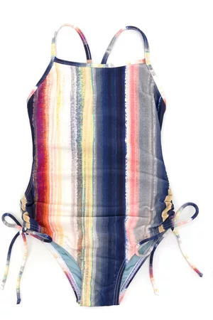 Lygia & Nanny Sally stripe-print swimsuit - Multicolour