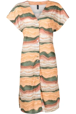 Lygia & Nanny Artemis abstract-print midi dress