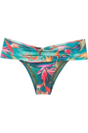 Lygia & Nanny Ruched waist bikini bottoms