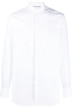 Tintoria Mattei Pleat-detail cotton shirt