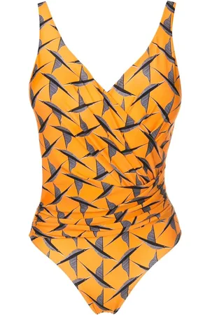 Lygia & Nanny Ma??sa draped swimsuit