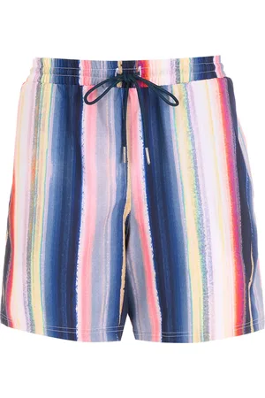 Lygia & Nanny Gil stripe-print swimming shorts