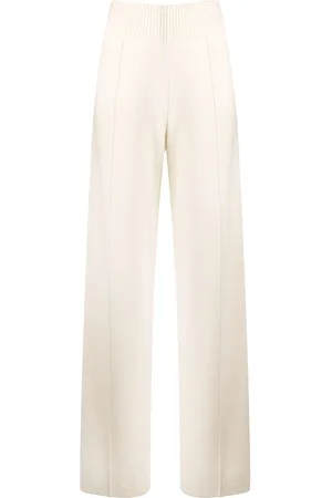 PRINGLE OF SCOTLAND Wide-leg knitted trousers