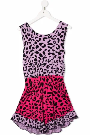 Wauw Capow by Bangbang Columbia leopard-print playsuit