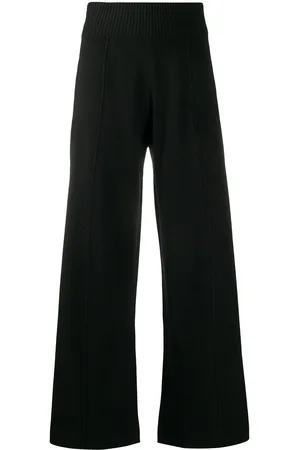 PRINGLE OF SCOTLAND Knitted wide-leg trousers