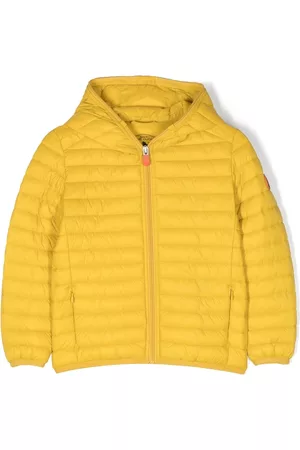 save the duck Boys Puffer Jackets - Hooded quilted jacket - Yellow