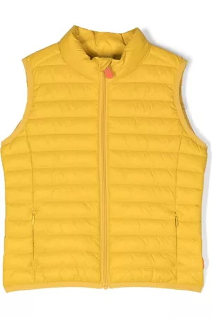 save the duck Boys Gilets - High-neck padded gilet - Yellow