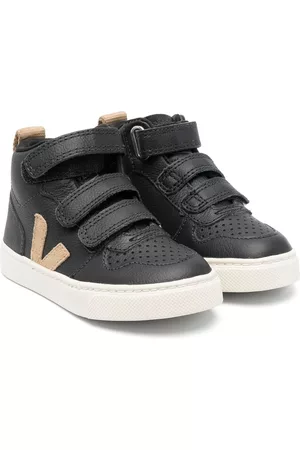 Veja Touch-strap high-top sneakers - Black