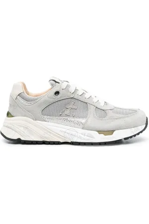 Premiata Logo-patch lace-up sneakers
