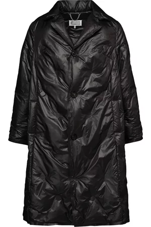 Maison Margiela Padded nylon trenchcoat - Black