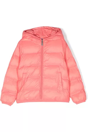 Superga Padded long-sleeve hooded jacket - Pink