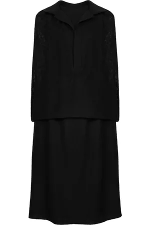Maison Margiela Women Casual Dresses - Oversized midi dress - Black