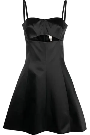 Patou Cut-out detail A-line minidress