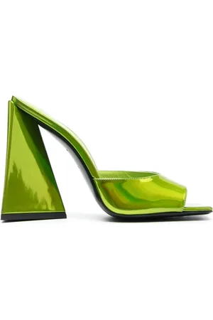 The Attico Devon 115mm iridescent sandals