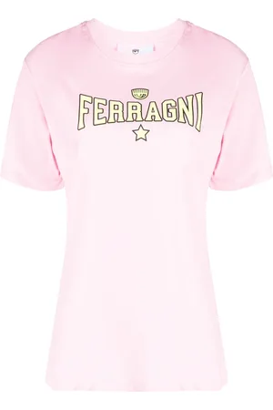 Chiara Ferragni Logo-lettering cotton T-shirt