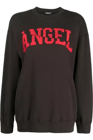 UNDERCOVER Angel drop-shoulder sweatshirt - Brown