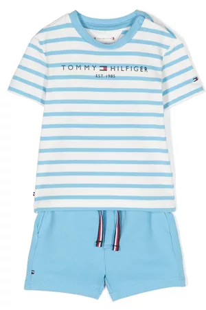 Tommy Hilfiger Sets - Stretch-cotton tracksuit set - Blue