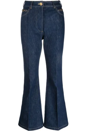Patou Organic-denim flared jeans