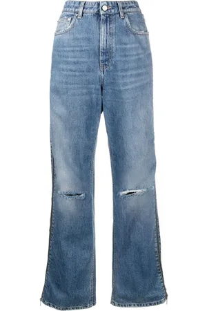 Stella McCartney Zip-detail straight-leg jeans