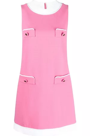 Moschino Pocket-detail shift minidress - Pink
