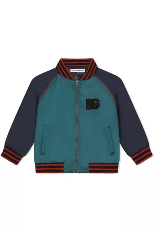 Dolce & Gabbana Boys Bomber Jackets - Two-tone bomber jacket - S9000