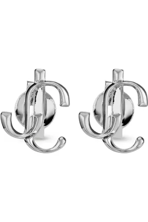 Jimmy Choo Logo-lettering stud earrings