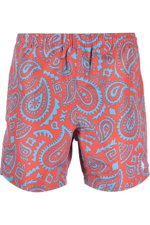 MARCELO BURLON Paisley-print swim shorts